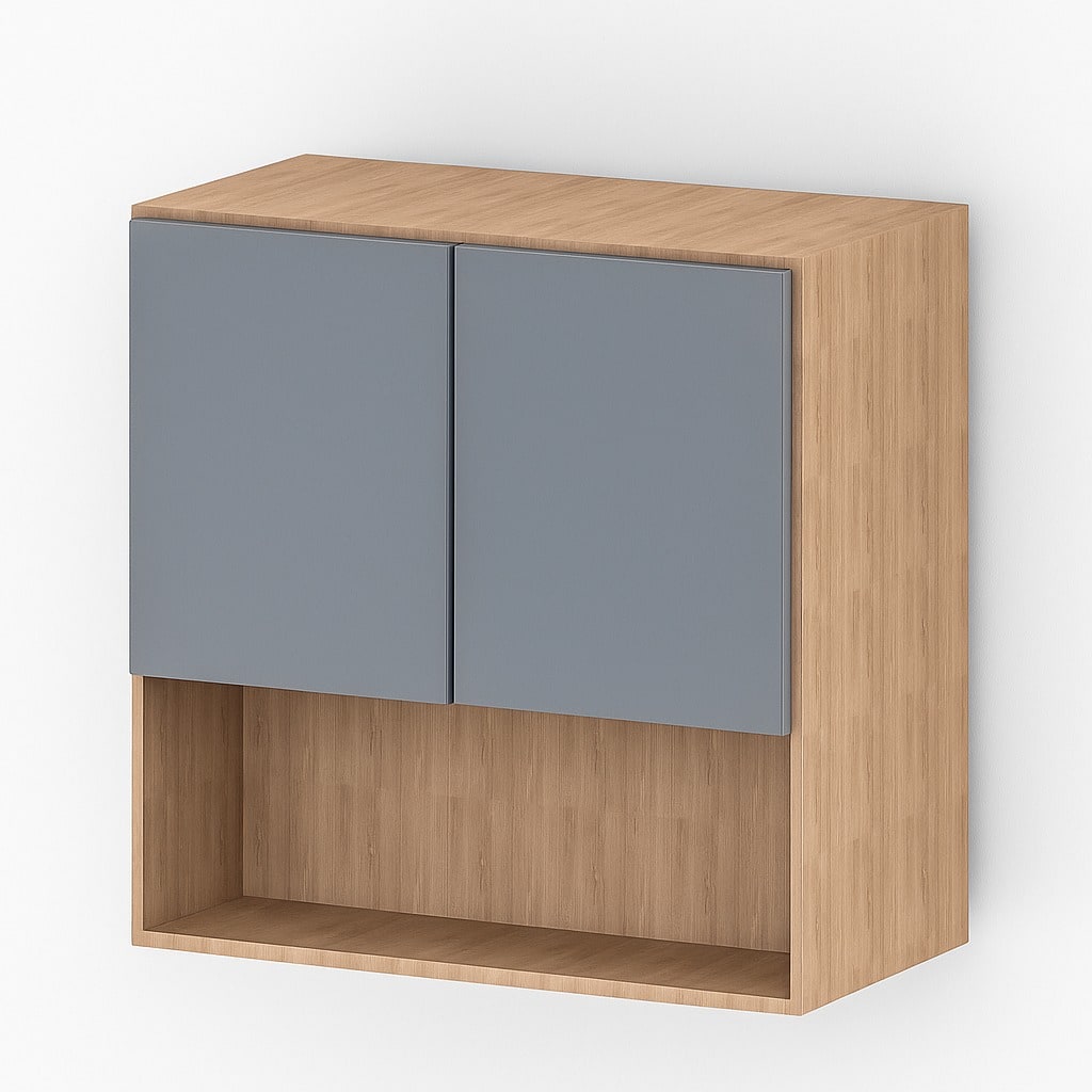 Alacena 60cm – Gris basalto y Paraíso