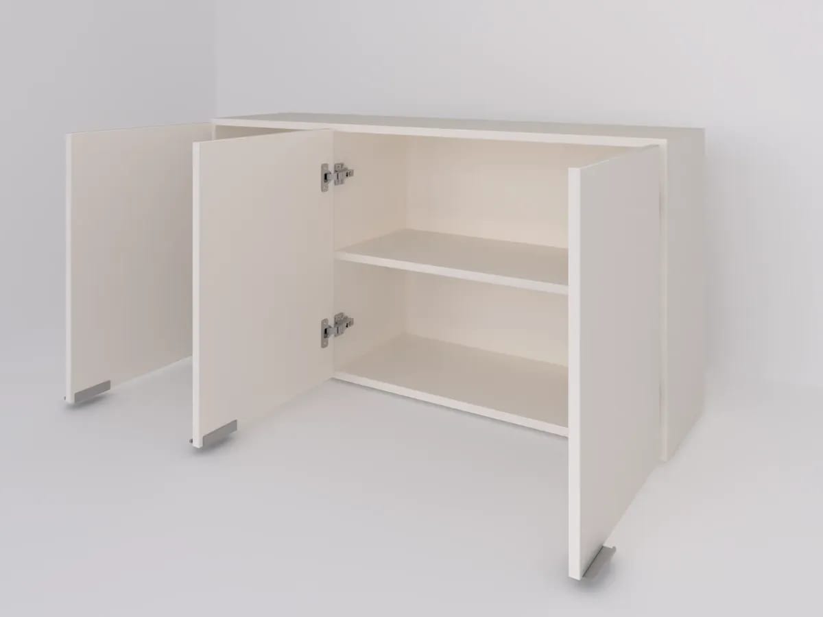 Alacena 120 x 60 tres puertas ciegas