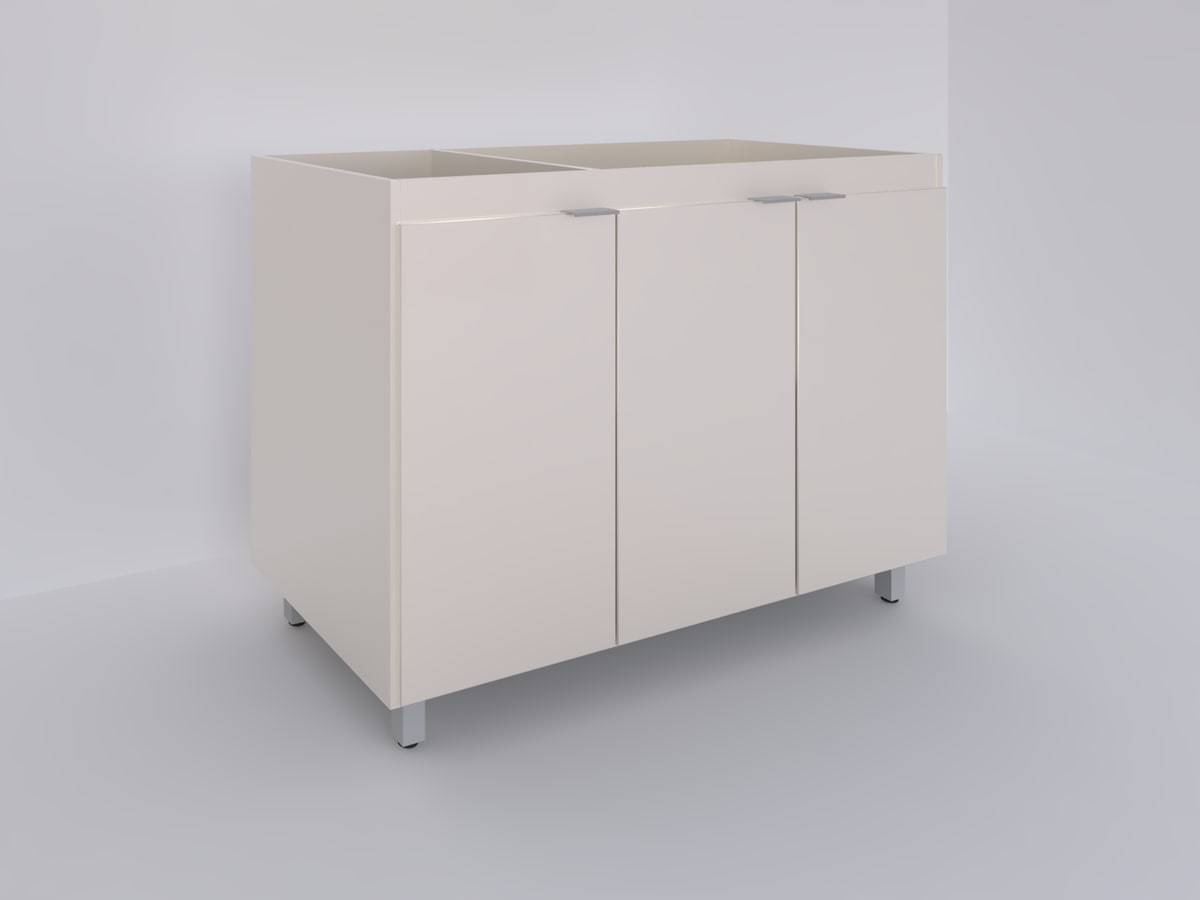 Bajo mesada 120 tres puertas